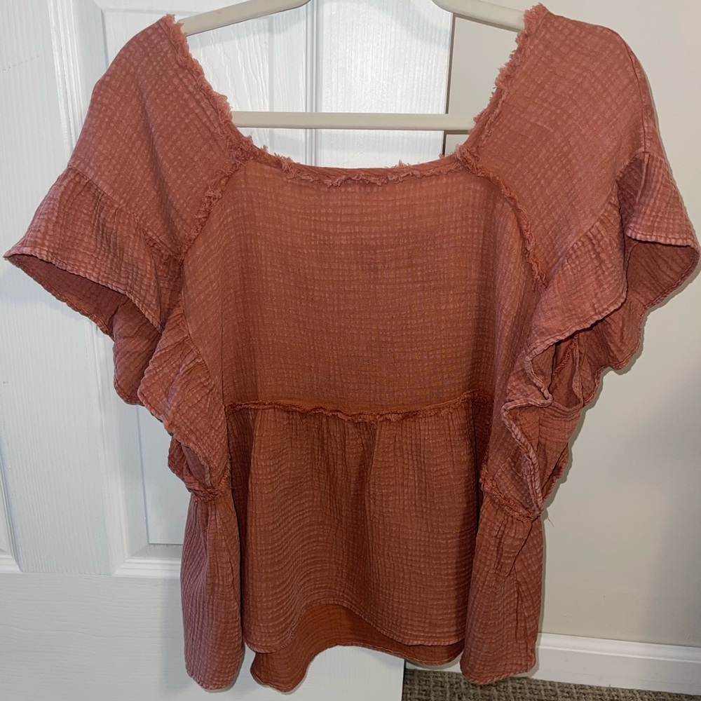 Women's Rust Top - Picture 2 of 2